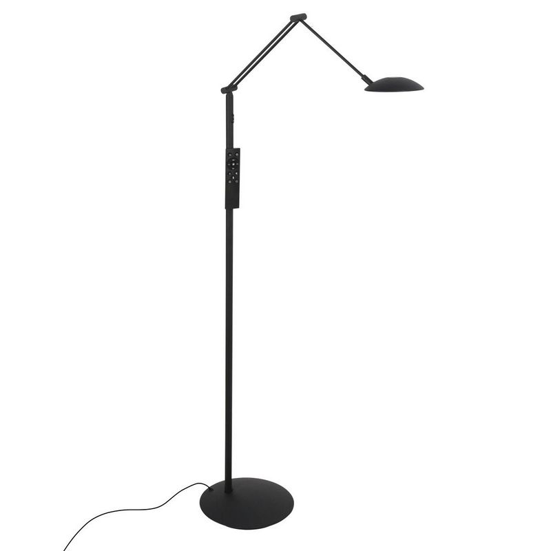 Steinhauer Daphne 4601ZW lees-vloerlamp Mat Zwart