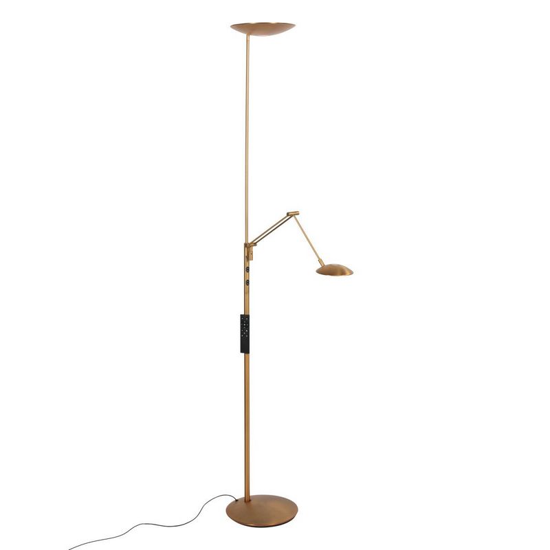 Steinhauer Daphne 2-Lichts Uplight met zijarm 4602BR vloerlamp brons