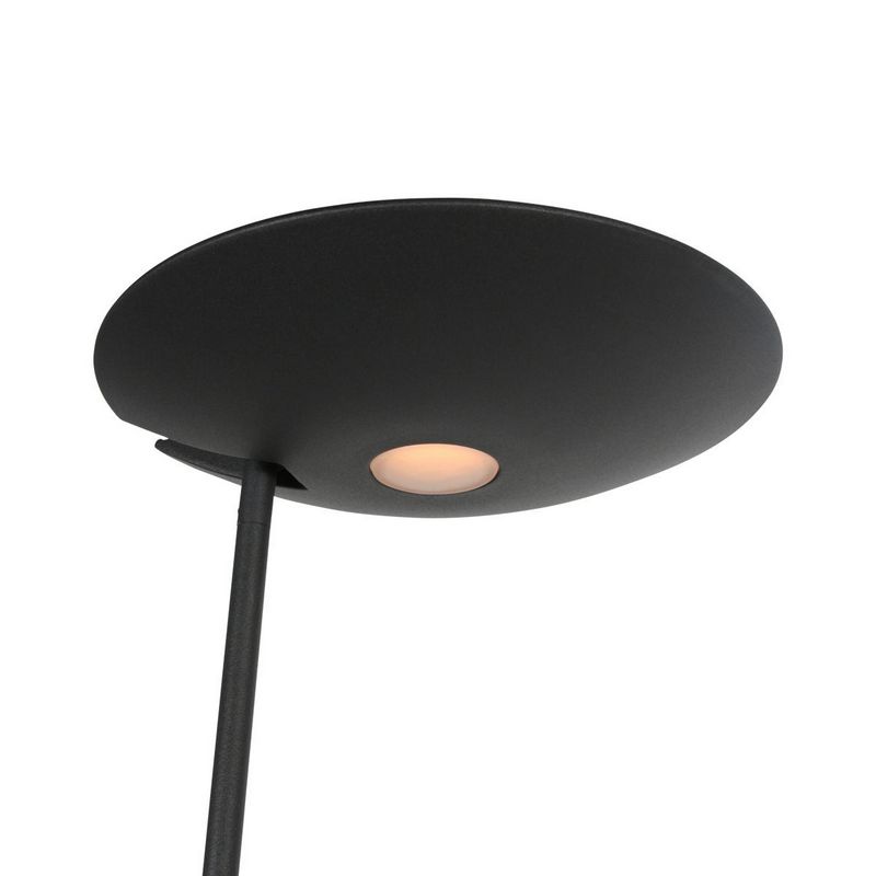 Steinhauer Daphne 2-Lichts Uplight met zijarm 4602ZW vloerlamp Mat Zwart