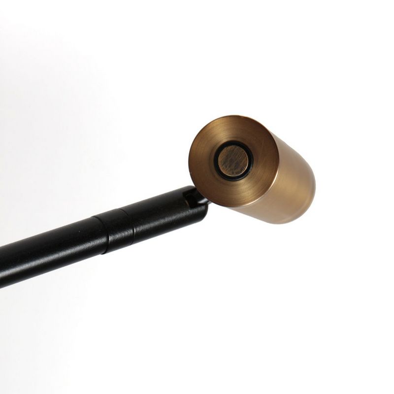 Lumo Design Tafellamp Zwart/Brons 480Lumen (2700Kelvin Warm Wit)