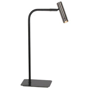 Lumo Design Tafellamp Zwart/Staal 480Lumen (2700Kelvin Warm Wit)