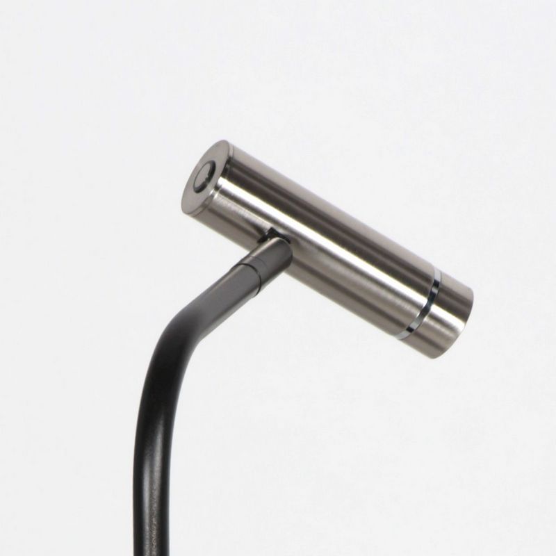 Lumo Design Tafellamp Zwart/Staal 480Lumen (2700Kelvin Warm Wit)
