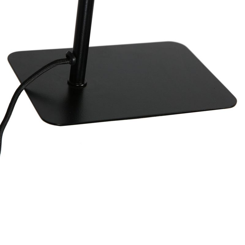 Lumo Design Tafellamp Zwart/Staal 480Lumen (2700Kelvin Warm Wit)