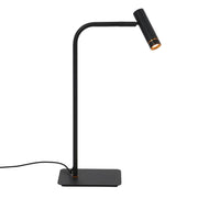 Lumo Design Tafellamp Zwart/goudkleurige accenten 480Lumen (2700Kelvin Warm Wit)