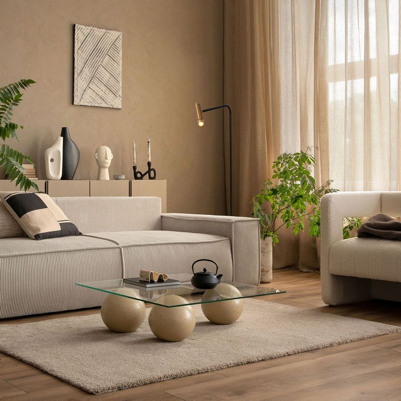 Vloerlamp Lumo – Zwart/Brons met Goud accenten | 1-Lichts LED Leeslamp met Touchdimmer
