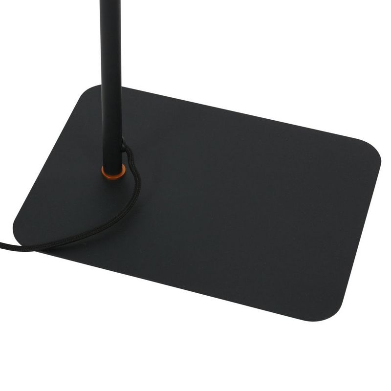 Vloerlamp Lumo – Zwart met Goud accenten | 1-Lichts LED Leeslamp met Touchdimmer