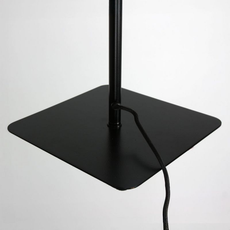 Vloerlamp Lumo – Zwart/Brons met Goud accenten | 2-Lichts LED Leeslamp met Touchdimmer