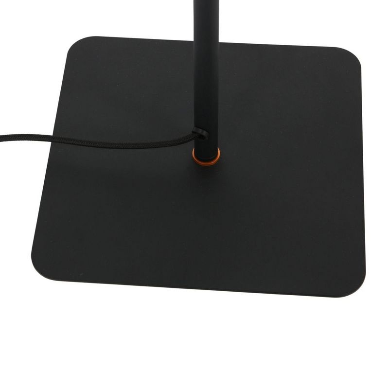 Vloerlamp Lumo – Zwart met Goud accenten | 2-Lichts LED Leeslamp met Touchdimmer