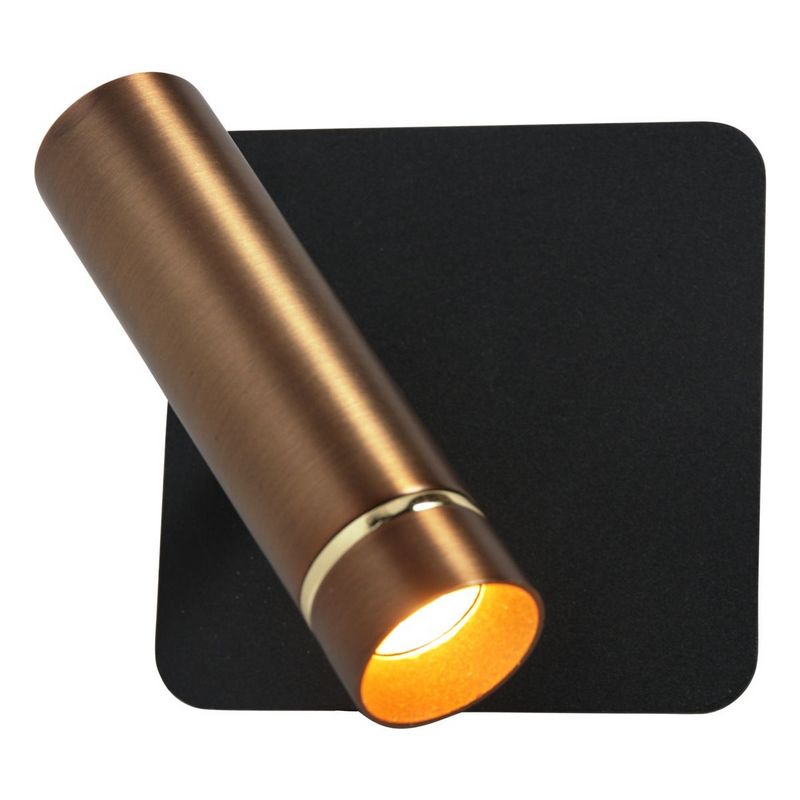 Lumo 1-Lichts Spot Brons/Zwart 480Lumen (2700Kelvin Warm wit)