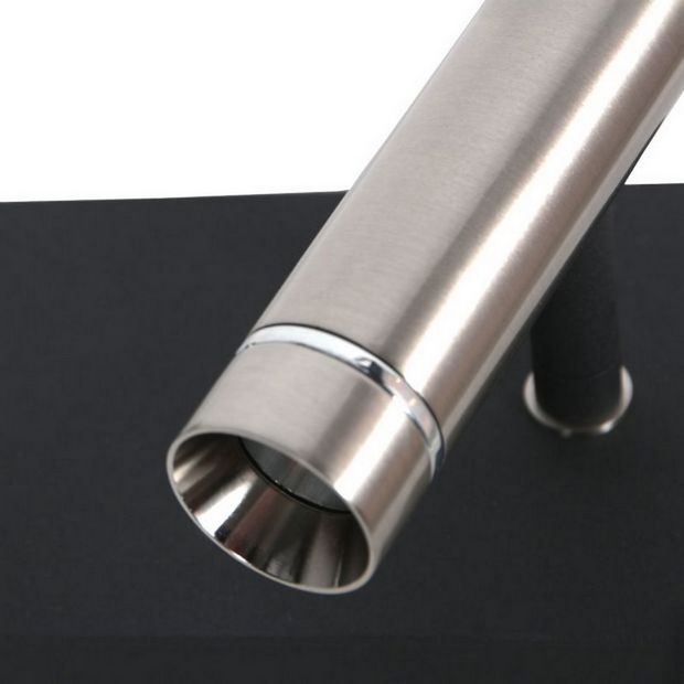 Lumo 2-Lichts Spot Staal/Zwart 2 x 480Lumen (2700Kelvin Warm wit)