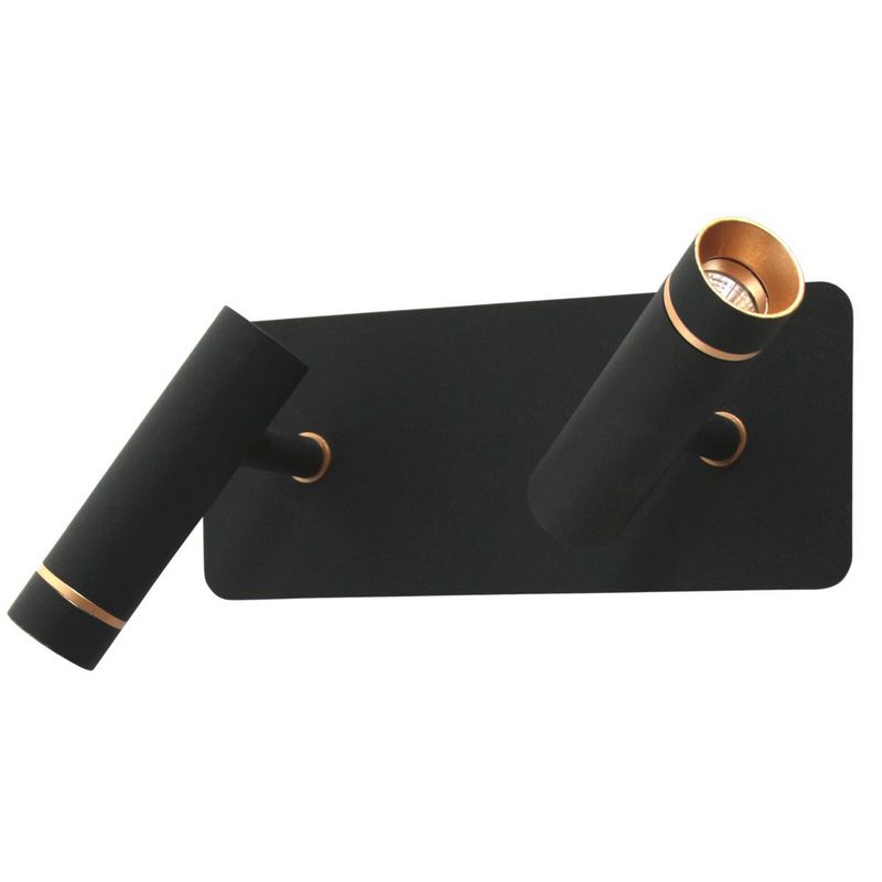 Lumo 2-Lichts Spot Zwart 2x480Lumen (2700Kelvin Warm wit)