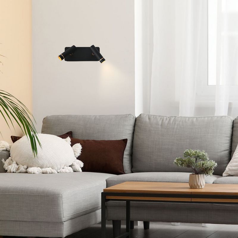Lumo 2-Lichts Spot Zwart 2x480Lumen (2700Kelvin Warm wit)