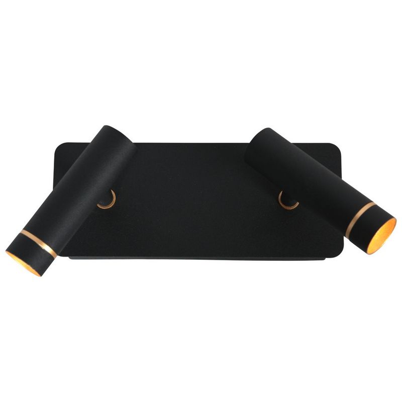 Lumo 2-Lichts Spot Zwart 2x480Lumen (2700Kelvin Warm wit)