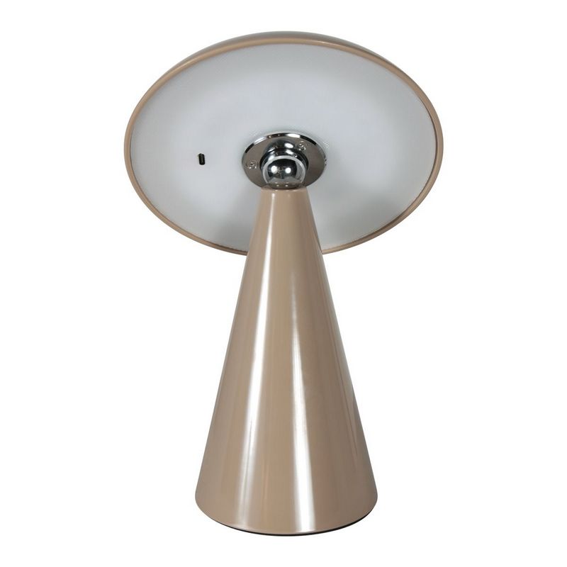 Mush Oplaadbare Tafellamp Bruin 300Lumen Dimbaar