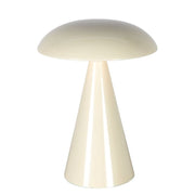 Mush Oplaadbare Tafellamp Crème 300Lumen Dimbaar