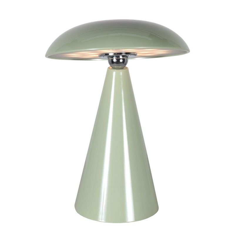 Mush Oplaadbare Tafellamp Pastel Groen 300Lumen Dimbaar