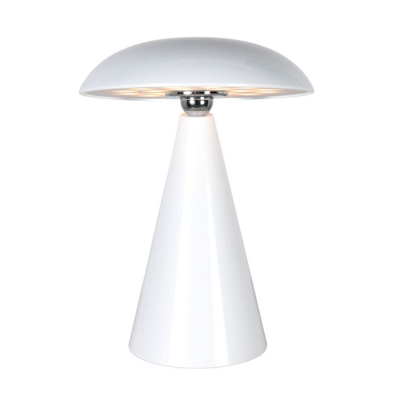 Mush Oplaadbare Tafellamp Wit 300Lumen Dimbaar