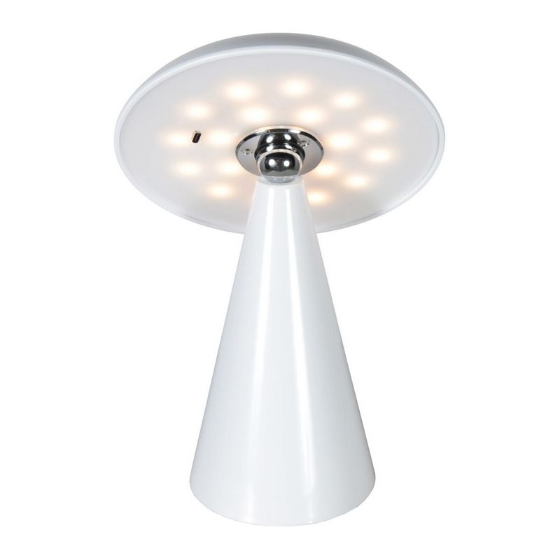 Mush Oplaadbare Tafellamp Wit 300Lumen Dimbaar