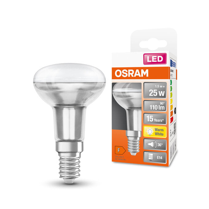 OSRAM LEDSPOT R5025 1,5W 827 E14