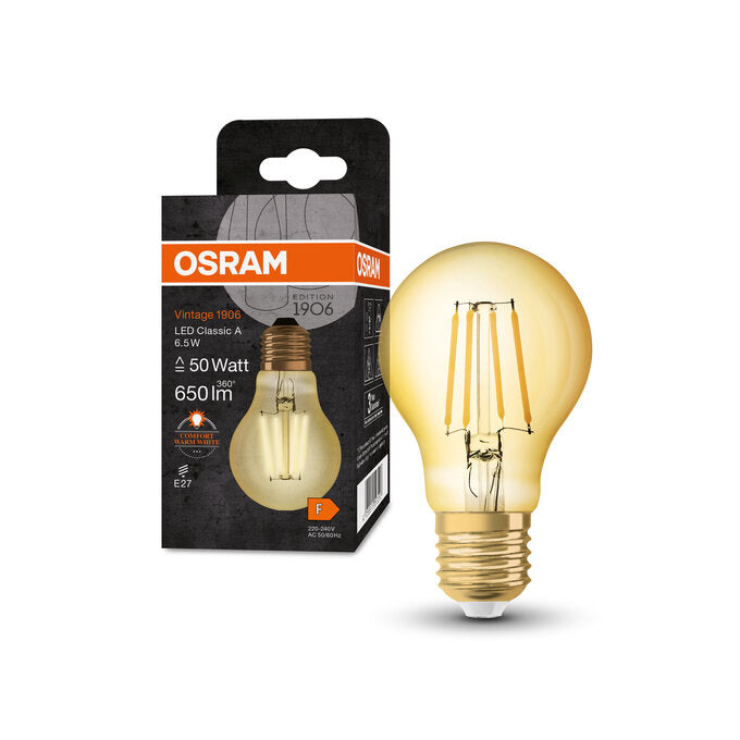 OSRAM A60 F-LED 1906 CLA50GD 6,5W E27