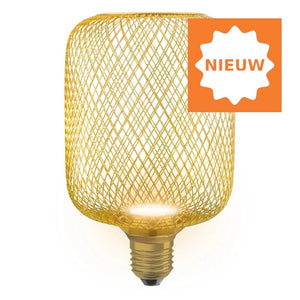 Osram 49057 Vintage Deco 1906 Flat Cilinder G100 28 3,5W 827 E27 Mat Goud