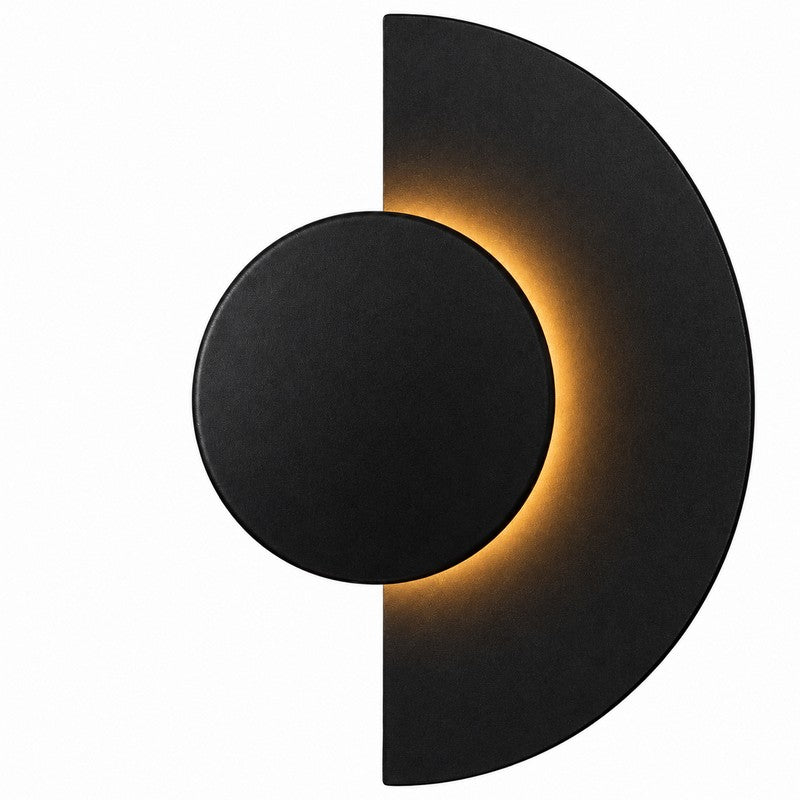 Steinhauer Zwarte buitenwandlamp 4987ZW LED IP54 met draaibare ring