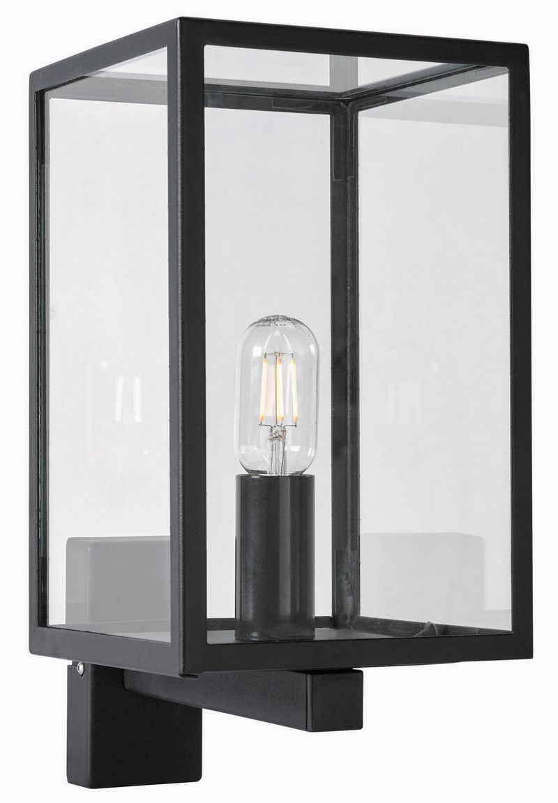 F&V Tangor Up Wandlamp Zwart/Glas Ip44