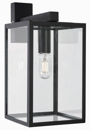 F&V Tangor Down Wandlamp Zwart/Glas Ip44