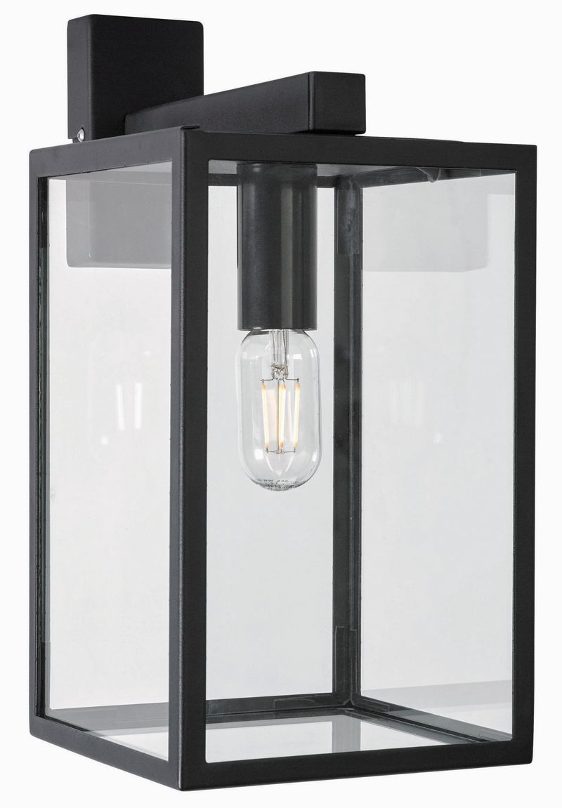 F&V Tangor Down Wandlamp Zwart/Glas Ip44
