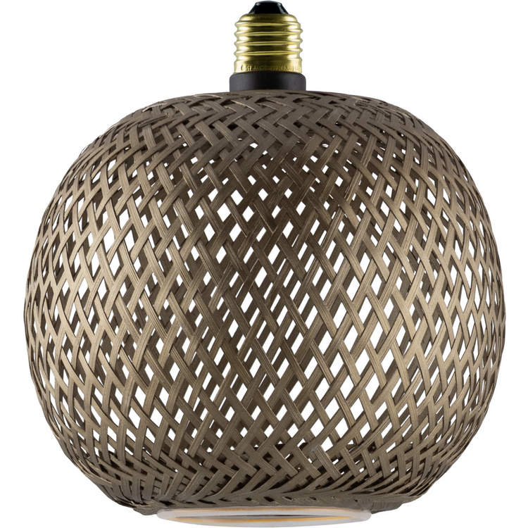 Segula Floating Line Bamboo Globe Ø180mm E27 Brons 350Lumen
