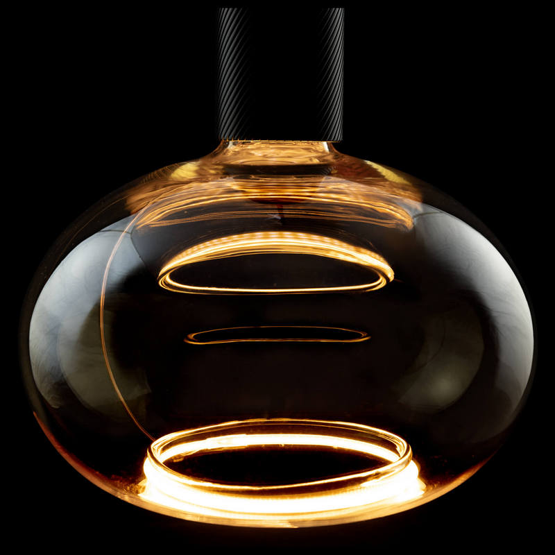 Segula Floating Oval LED 200 Golden E27 4,5W 300Lumen 2200K