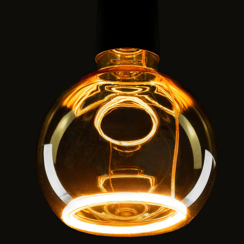 Segula Floating Globe LED Ø200 Golden E27 4,5W 300Lumen 2200K