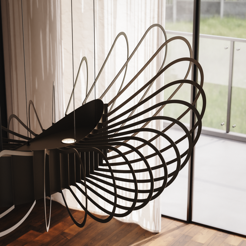 Ztahl Martani Ovale Hanglamp Platinum 5840-Platinum