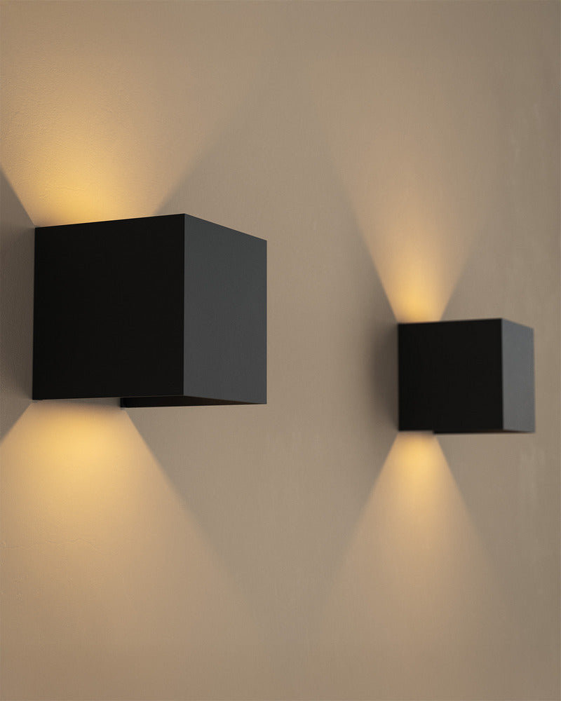 ZTAHL Bari Square Wandlamp 6210-9005 Mat Zwart
