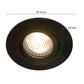 Steinhauer Inbouwspot Pélite diameter 10cm gat 8,5cm Kantelbaar Zwart