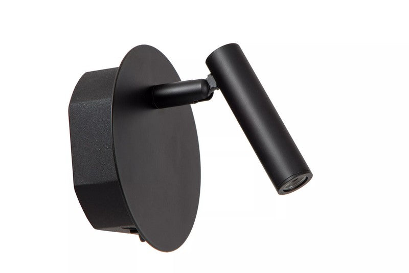 Lucide Jolijn Oplaadbare accu Wandlamp Zwart - De Smid Verlichting