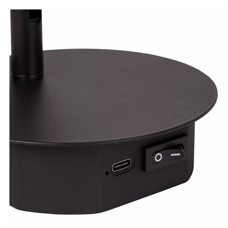 Lucide Jolijn Oplaadbare accu Wandlamp Zwart - De Smid Verlichting