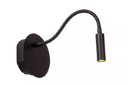 Lucide Jolijn Oplaadbare accu Flex Wandlamp Zwart De laatste
