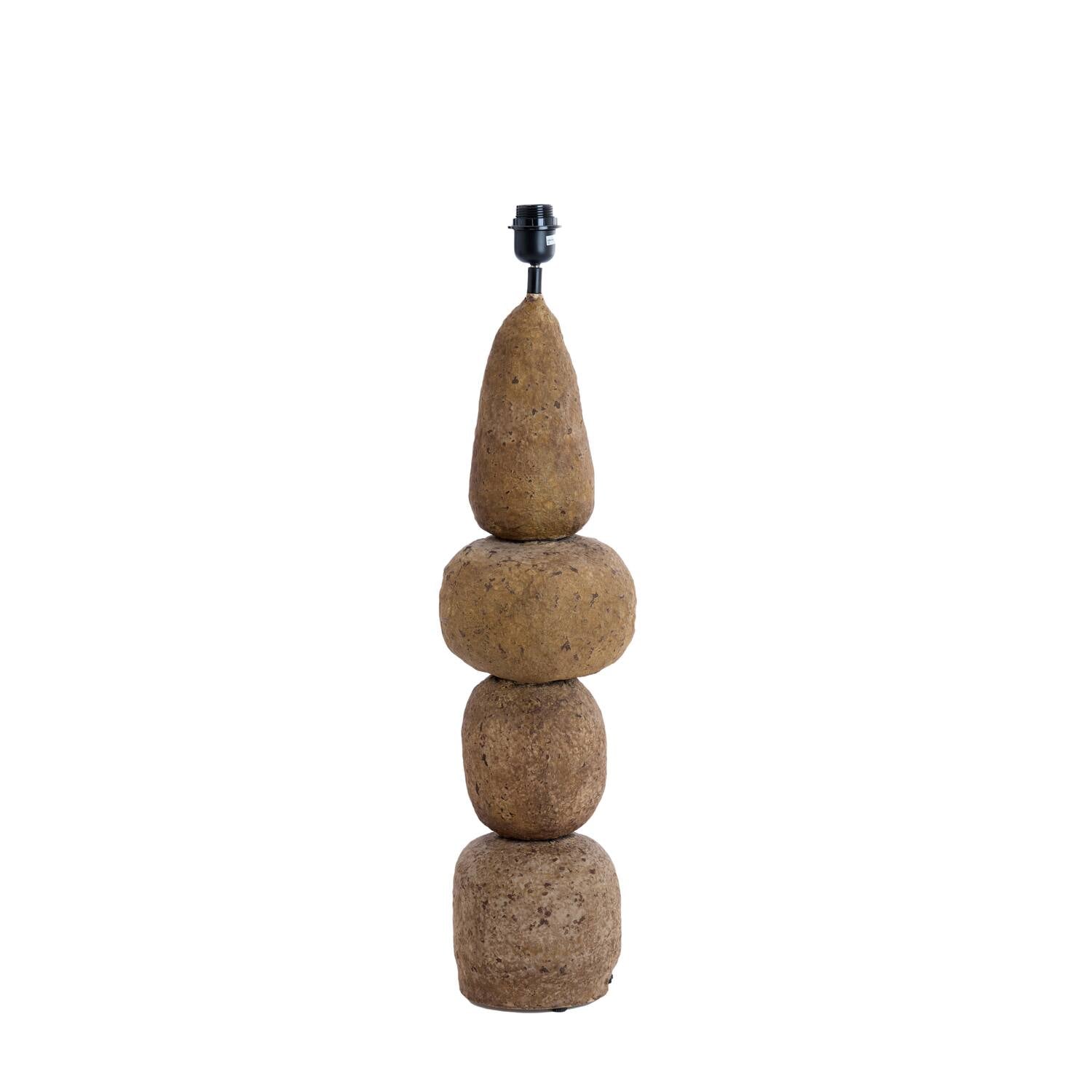 Lamp base Ø22x72 cm MARREE dark brown