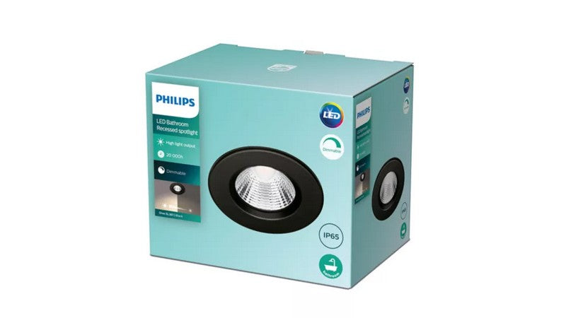 Philips Dive Reflector Inbouw Spot IP65 Zwart