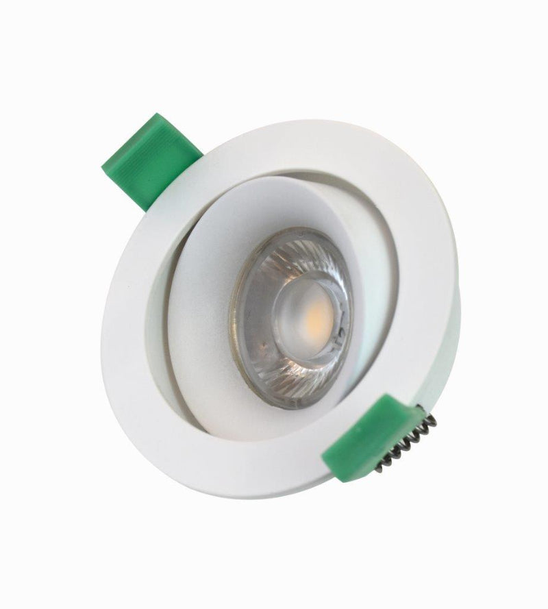 ETH Hugo Inbouwspot Kantelbaar Wit Ø85mm + GU10 fitting