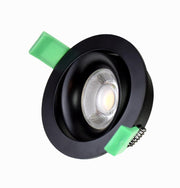 ETH Hugo Inbouwspot Kantelbaar Zwart Ø85mm + GU10 fitting