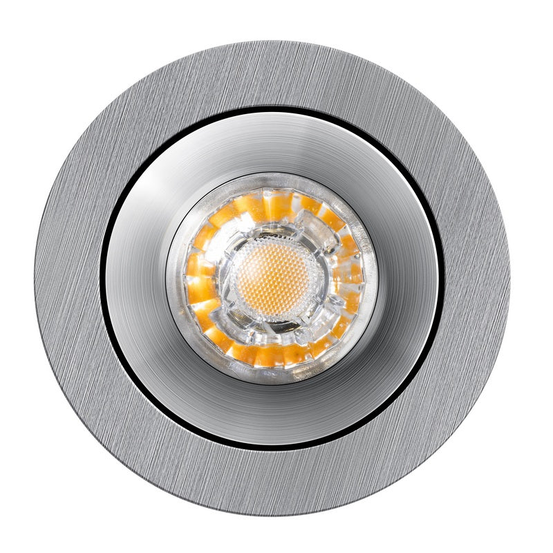 ETH Inbouwspot Kantelbaar Nikkelmat Ø85mm + GU10 fitting