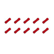 10 Stuks Kabelschoenverbinder ISO  Rood in blisterverpakking