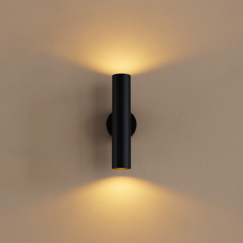 ZTAHL Como Wandlamp 9110-9005 Mat Zwart