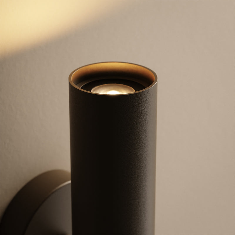 ZTAHL Como Wandlamp 9110-9005 Mat Zwart