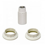 EGT Lamphouder Draad E14+2 Ringen Wit