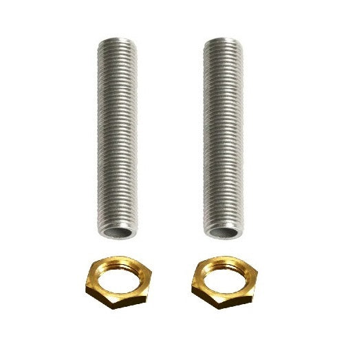 2 stuks Draadeind 10cm+M10 Fijne moer