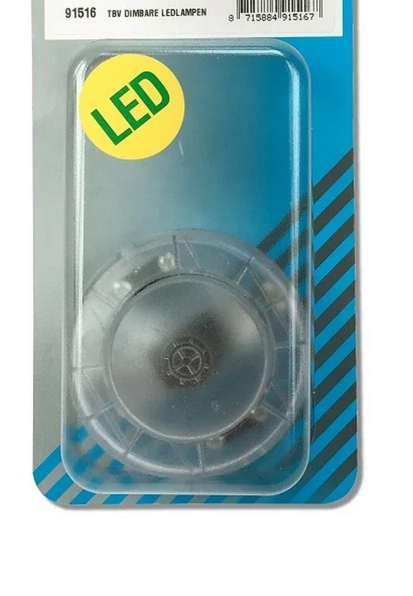 Led Vloerlamp dimmer met voet touche functie Transparant 2-50 watt
