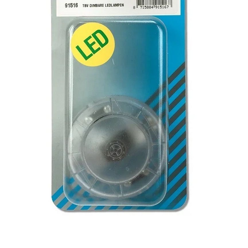 Led Vloerlamp dimmer met voet touche functie Transparant 2-50 watt - De Smid Verlichting